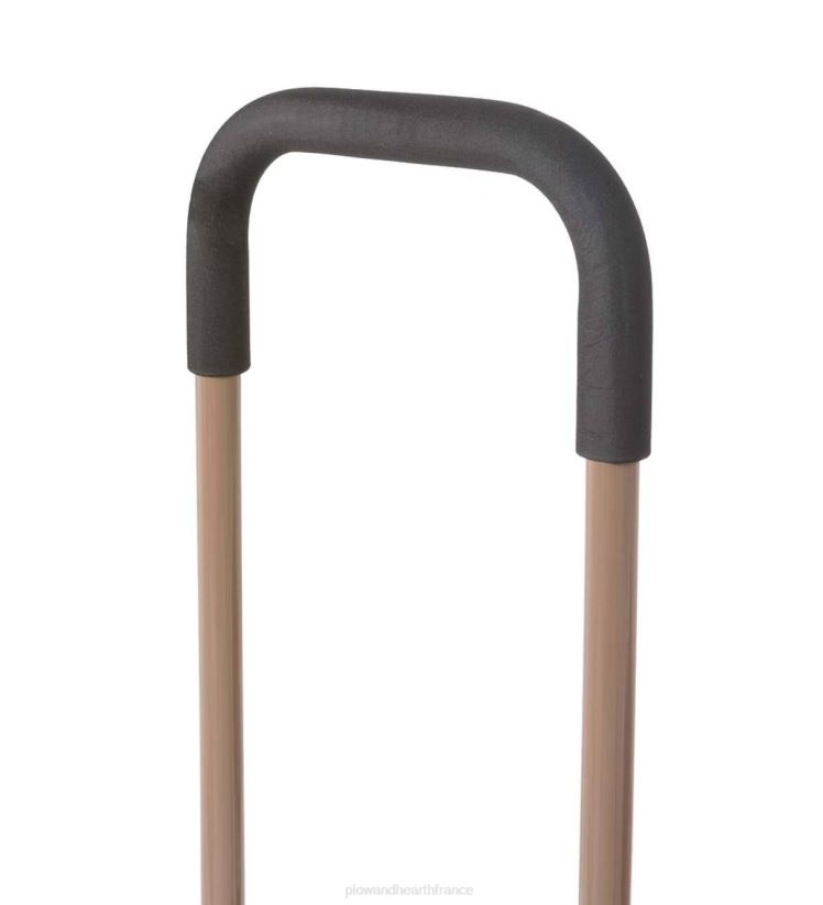 Plow & Hearth accessoires chariot à bois roulant, en acier robuste avec de grandes roues 0BNZ2953