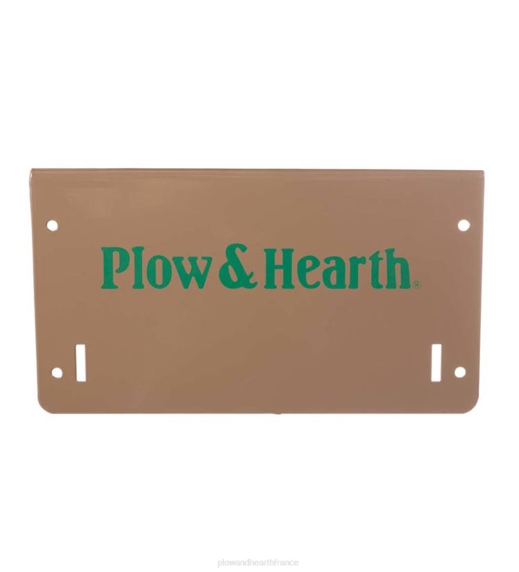 Plow & Hearth accessoires chariot à bois roulant, en acier robuste avec de grandes roues 0BNZ3209