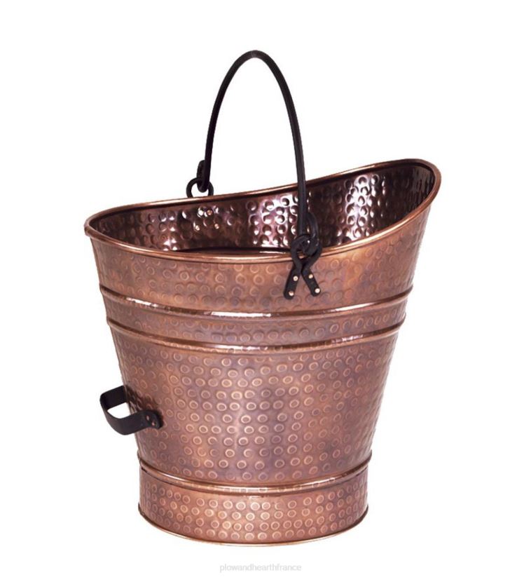 Plow & Hearth cheminée hotte à charbon en fer finition cuivre antique - cuivre antique 0BNZ2865