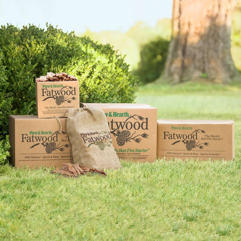 Plow & Hearth cheminée Allume-feu pré-fendu Fatwood 0BNZ2705