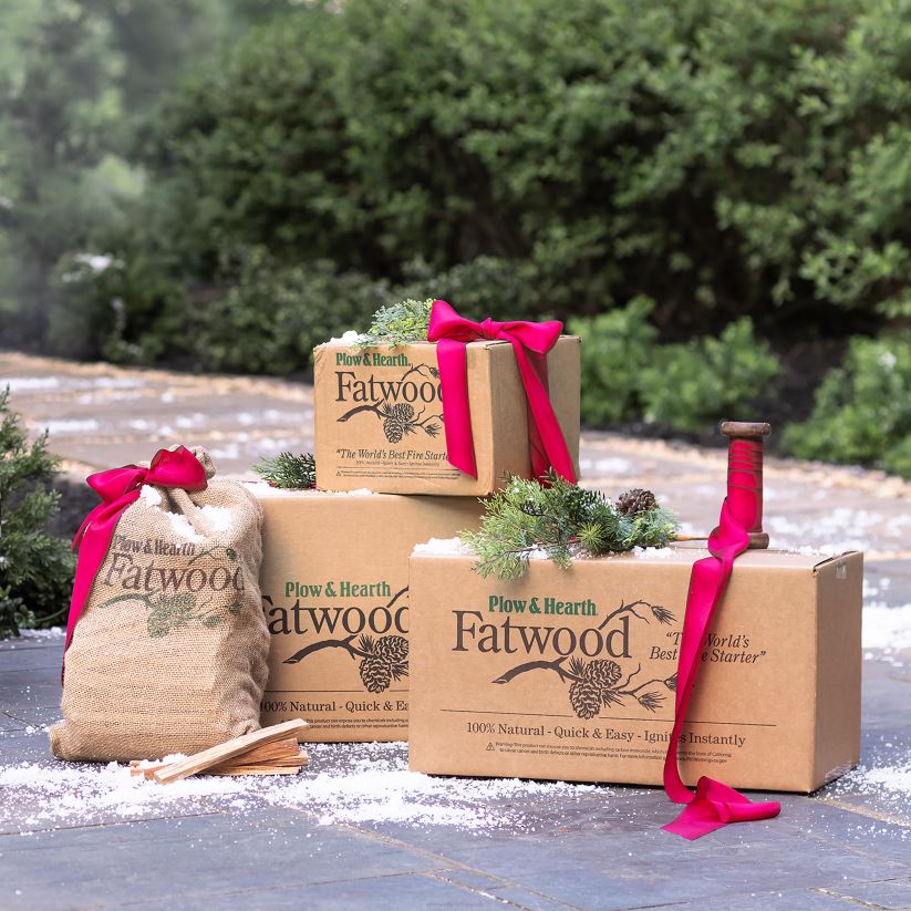 Plow & Hearth cheminée Allume-feu pré-fendu Fatwood 0BNZ2705