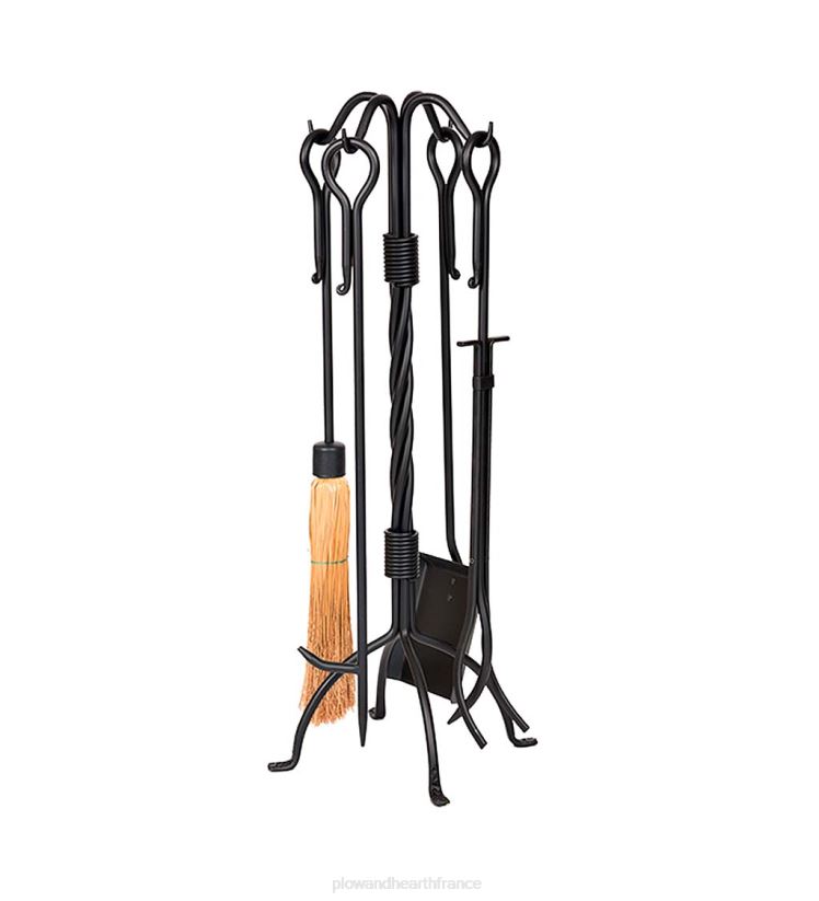 Plow & Hearth cheminée ensemble d'outils de torsion élégant 0BNZ2776