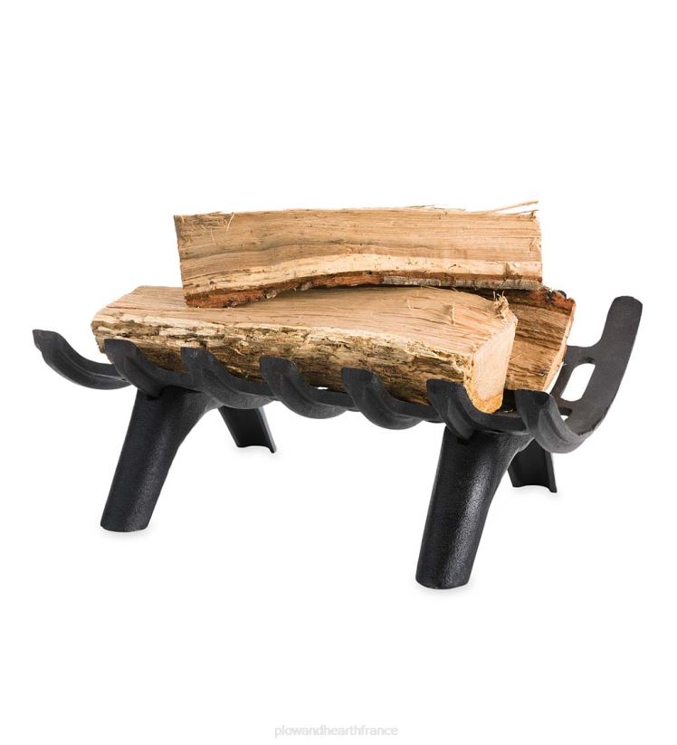 Plow & Hearth cheminée grille de cheminée profonde en fonte 0BNZ2814