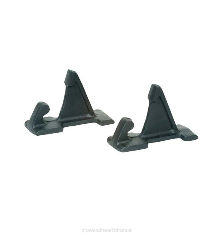 Plow & Hearth cheminée pieds de plaque de cheminée en fonte 0BNZ2816