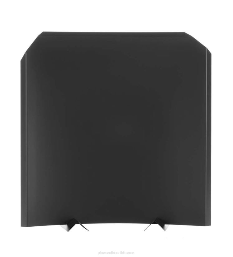 Plow & Hearth cheminée plaque de cheminée en acier inoxydable fabriquée aux États-Unis au fini noir 0BNZ2817