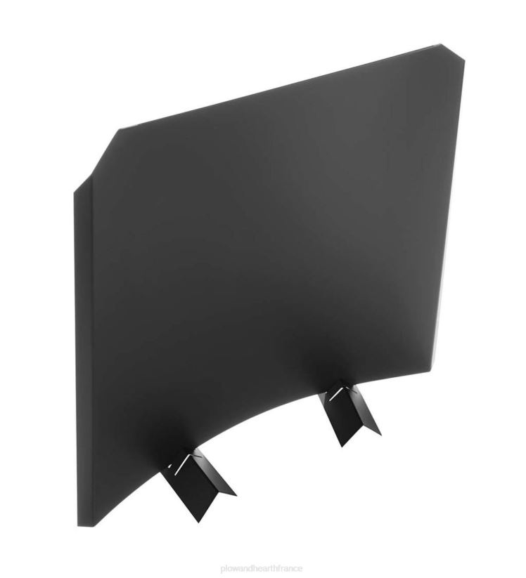 Plow & Hearth cheminée plaque de cheminée en acier inoxydable fabriquée aux États-Unis au fini noir 0BNZ2817