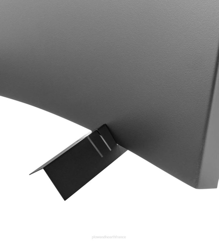 Plow & Hearth cheminée plaque de cheminée en acier inoxydable fabriquée aux États-Unis au fini noir 0BNZ2817