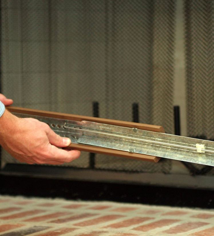 Plow & Hearth cheminée protection à support en métal ignifuge - noir 0BNZ2834