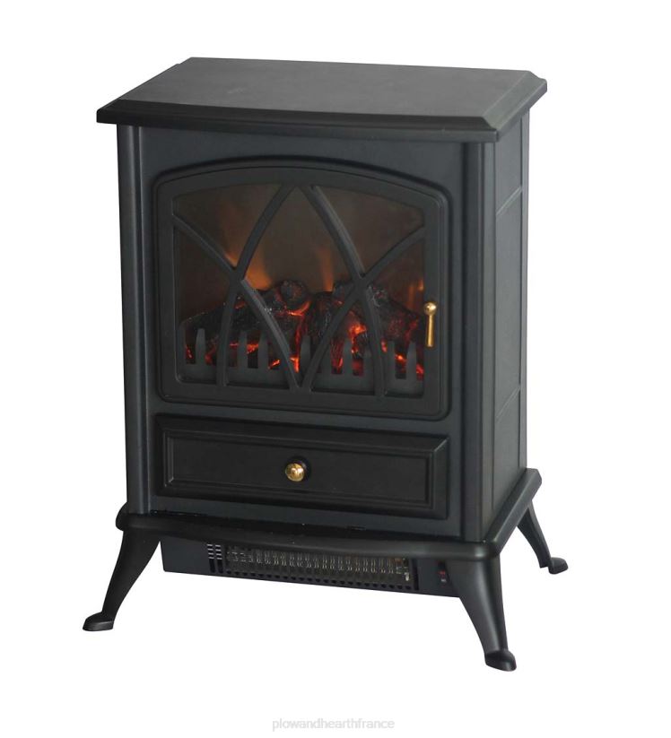 Plow & Hearth cheminée Poêle électrique compact Clifton - noir 0BNZ2933