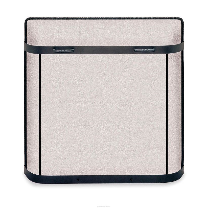 Plow & Hearth cheminée Pare-étincelles de série Medium Custom Iron - 1 501 à 2 300 pouces carrés - noir 0BNZ2917