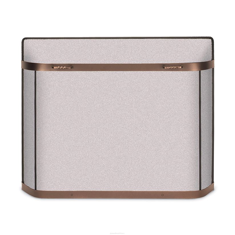 Plow & Hearth cheminée Pare-étincelles de série Medium Custom Iron - 1 501 à 2 300 pouces carrés - noir 0BNZ2917