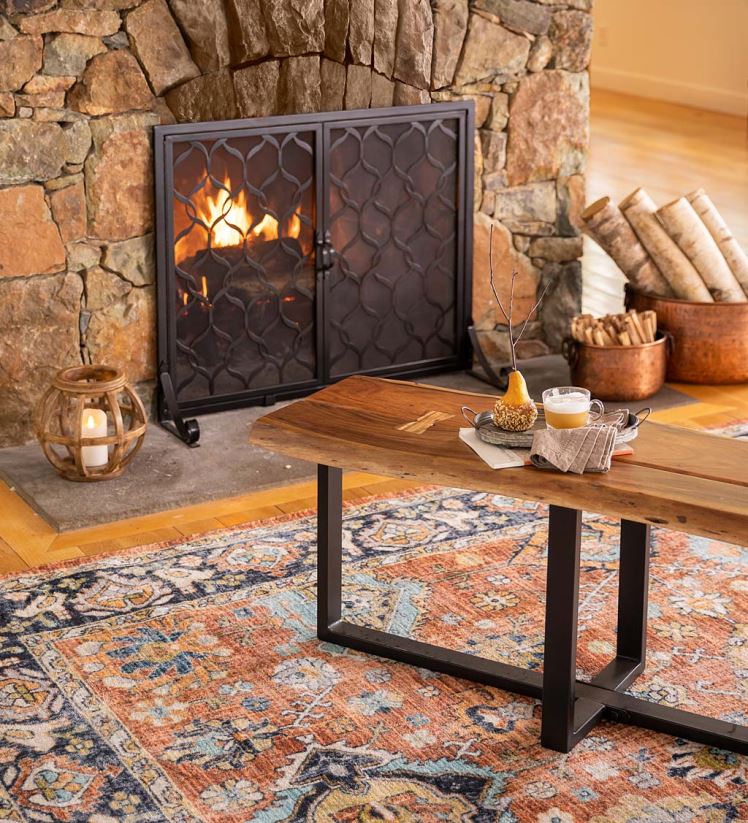 Plow & Hearth cheminée écran de cheminée astoria à deux portes 0BNZ3150