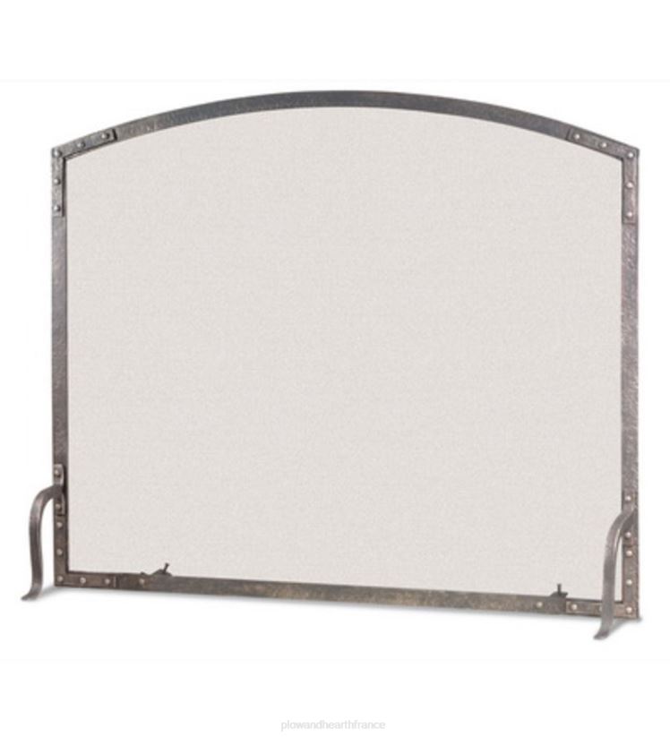 Plow & Hearth cheminée écrans de cheminée en fer forgé de l'ancien monde, support à bois et ensemble d'outils 0BNZ2778