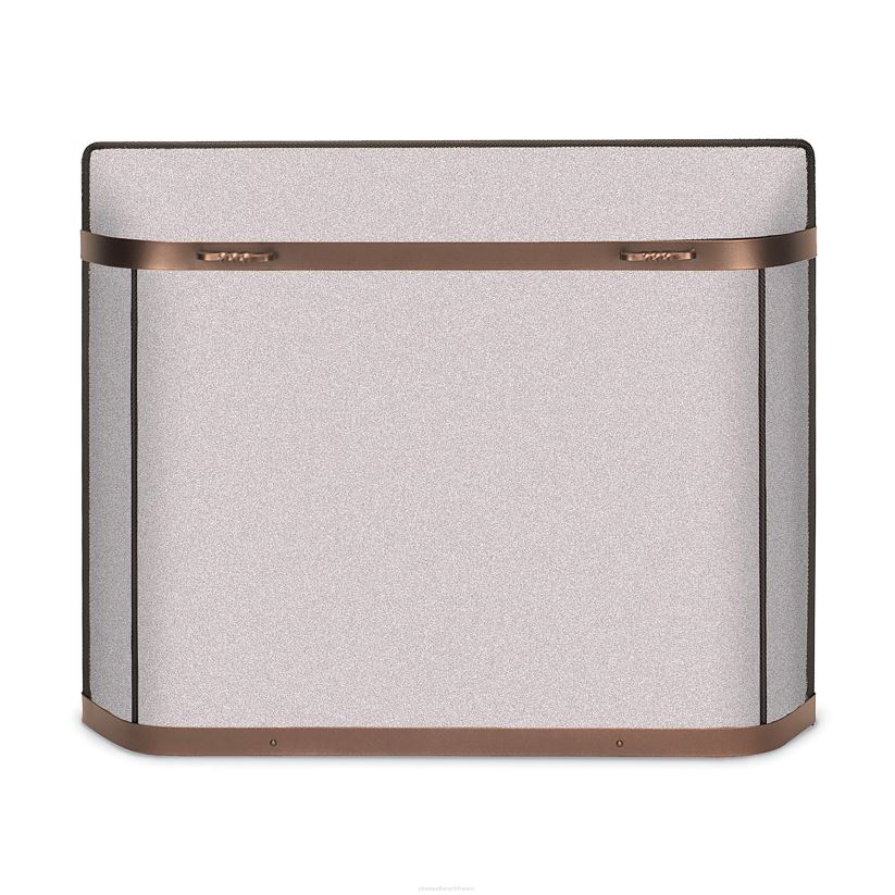 Plow & Hearth cheminée grand pare-étincelles série Custom Iron - 2 301 à 2 650 pouces carrés - noir 0BNZ2929