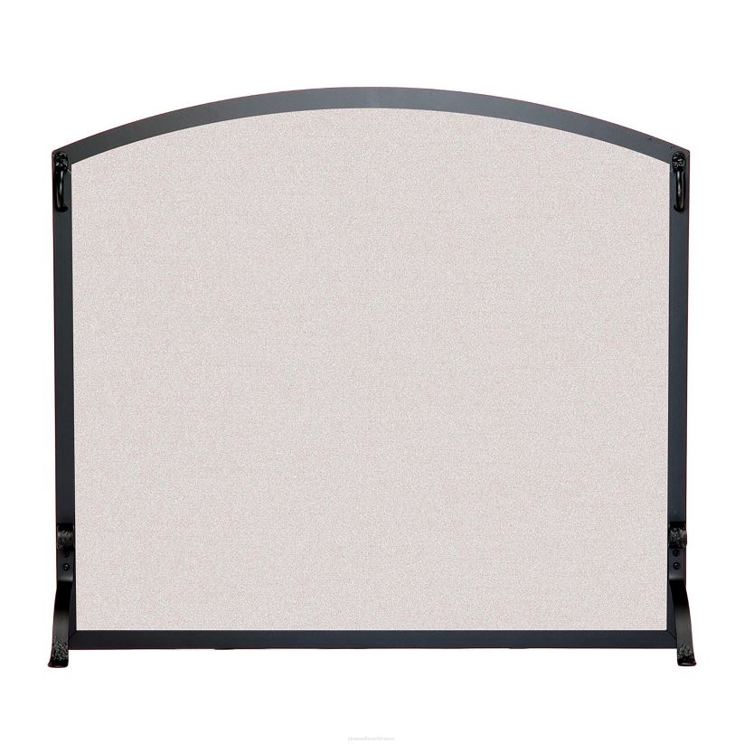 Plow & Hearth cheminée grande protection plate personnalisée avec dessus arqué - 2 301 à 2 650 pouces carrés - noir 0BNZ2930