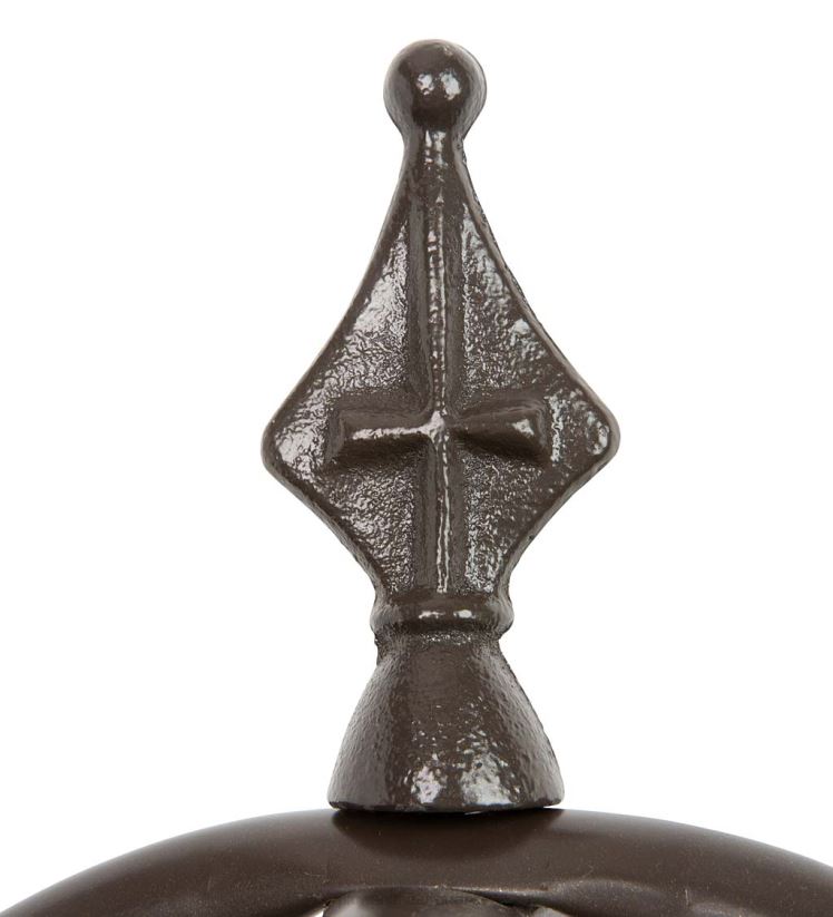 Plow & Hearth cour et jardin Obélisque de jardin en acier thermolaqué de 8' - cuivre antique 0BNZ3251