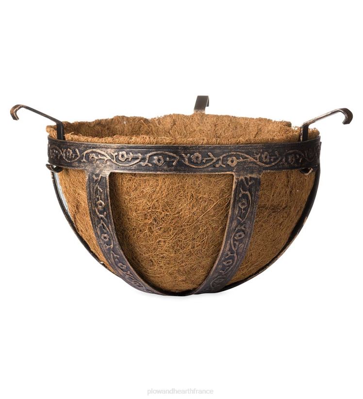 Plow & Hearth cour et jardin Obélisques de jardin et jardinière en acier thermolaqué 0BNZ59