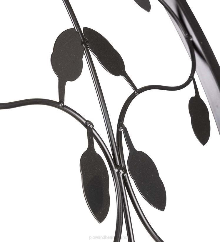 Plow & Hearth cour et jardin Tonnelle de jardin en forme d'arbre de vie en métal avec portail 0BNZ169