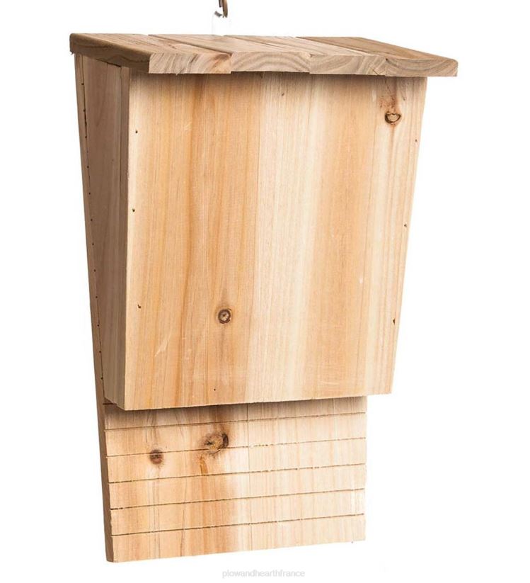Plow & Hearth cour et jardin abri pour chauves-souris en bois dur 0BNZ249