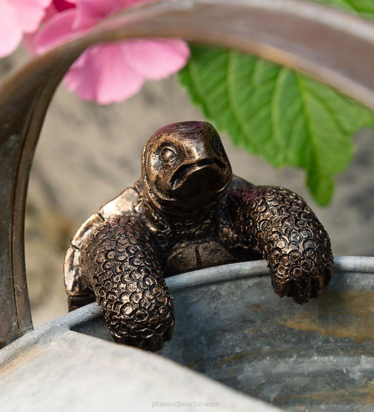 Plow & Hearth cour et jardin cintre de pot de copain de pot de tortue 0BNZ395