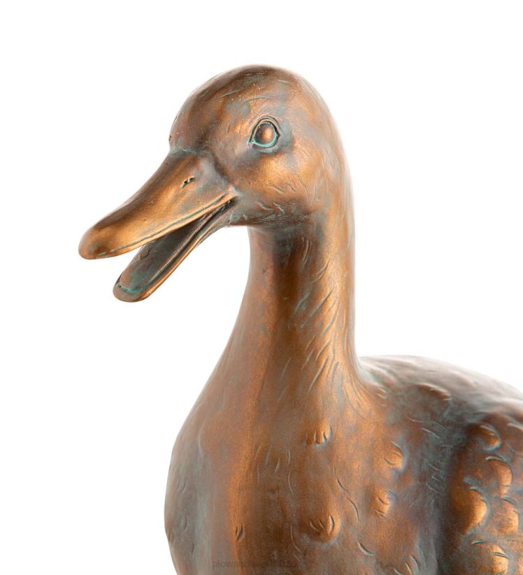 Plow & Hearth cour et jardin famille de canards avec mère et trois bébés, lot de 4 0BNZ92