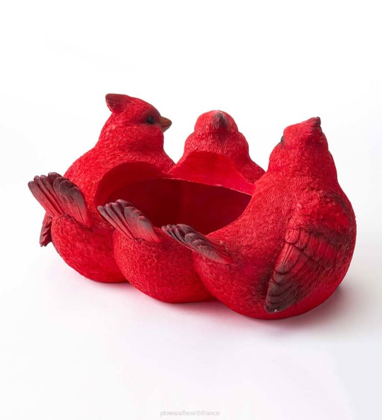 Plow & Hearth cour et jardin jardinière trio cardinal intérieur/extérieur 0BNZ85