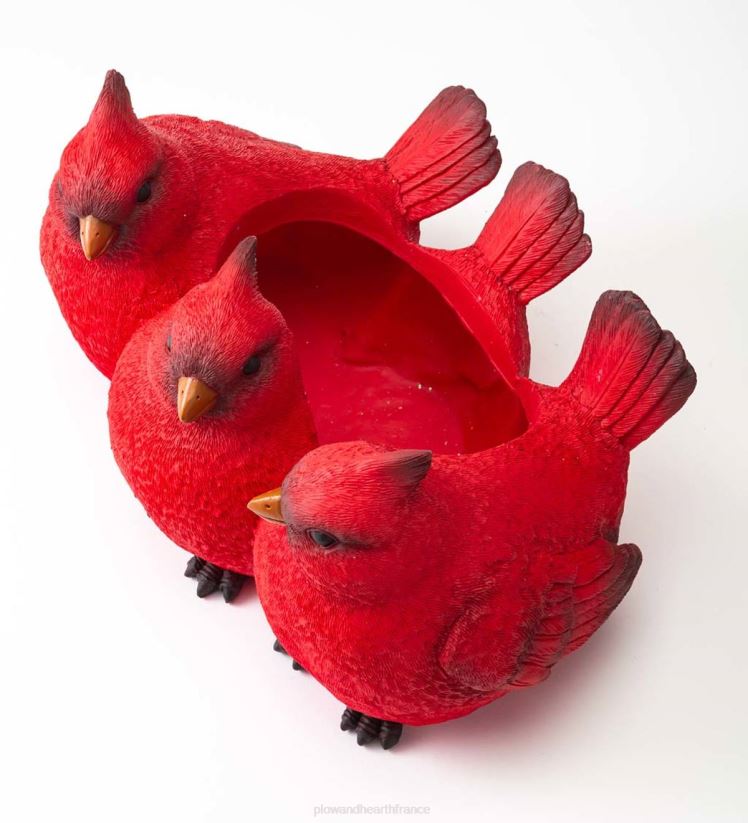 Plow & Hearth cour et jardin jardinière trio cardinal intérieur/extérieur 0BNZ85