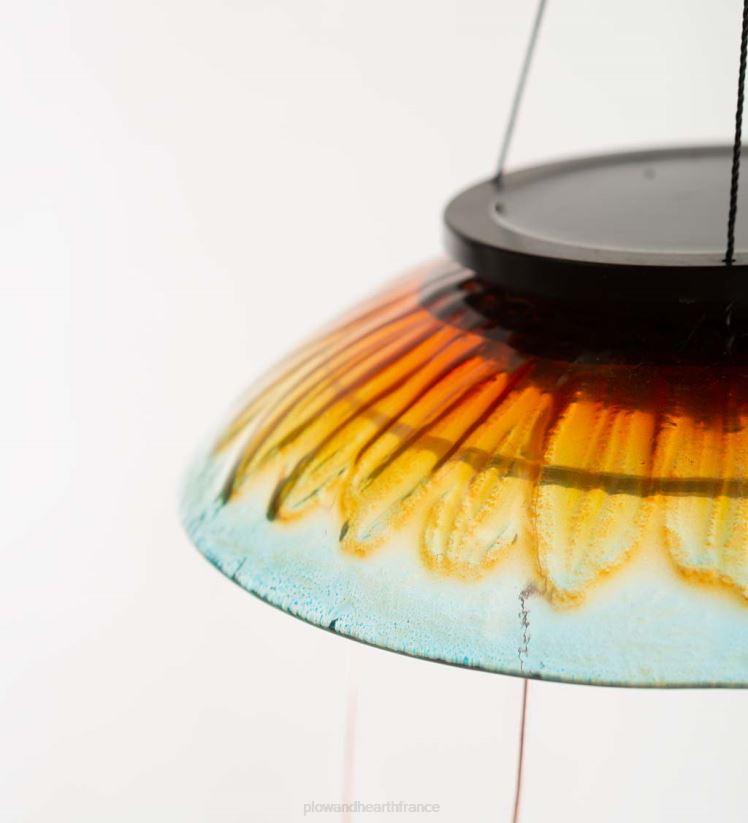 Plow & Hearth cour et jardin mobile solaire à couleurs changeantes avec tournesols 0BNZ373