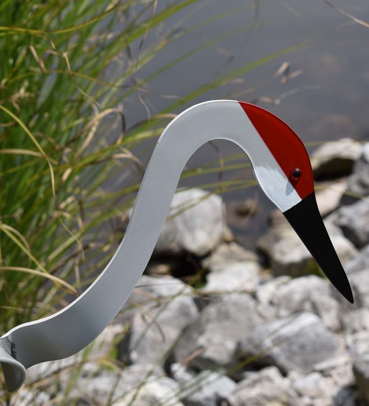 Plow & Hearth cour et jardin oiseau dansant de grue du Canada 0BNZ254