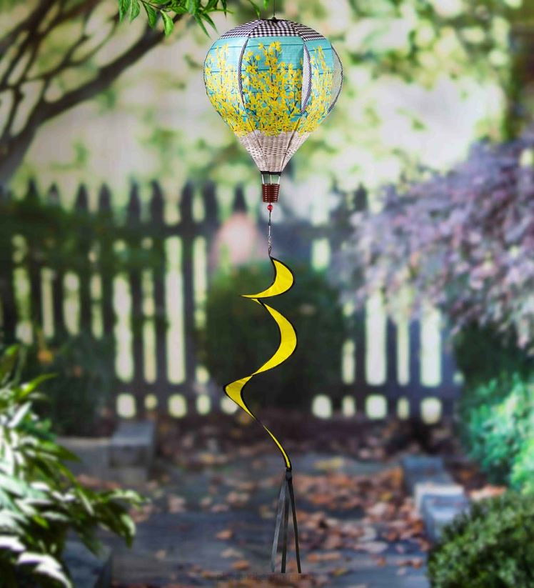 Plow & Hearth cour et jardin spinner de ballon de jardin de printemps - forsythia 0BNZ279