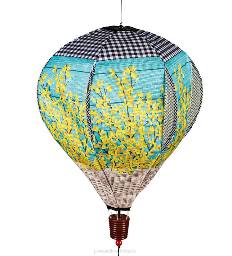 Plow & Hearth cour et jardin spinner de ballon de jardin de printemps - forsythia 0BNZ279