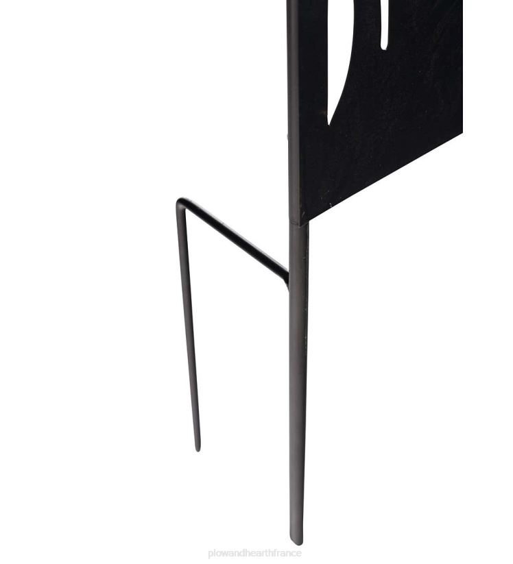 Plow & Hearth cour et jardin treillis d'Halloween en métal dans des designs de sorcières et de maisons hantées - maison hantée 0BNZ203