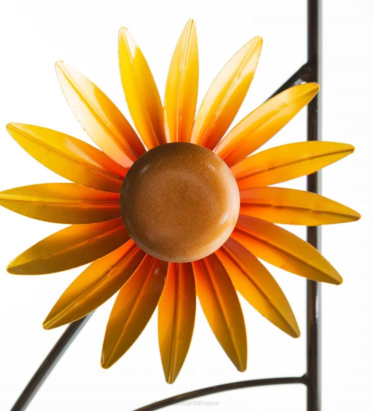 Plow & Hearth cour et jardin treillis de jardin en métal tournesol tournant 0BNZ242