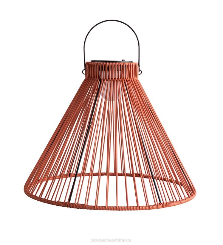 Plow & Hearth cour et jardin grande suspension solaire - rose saumon 0BNZ480