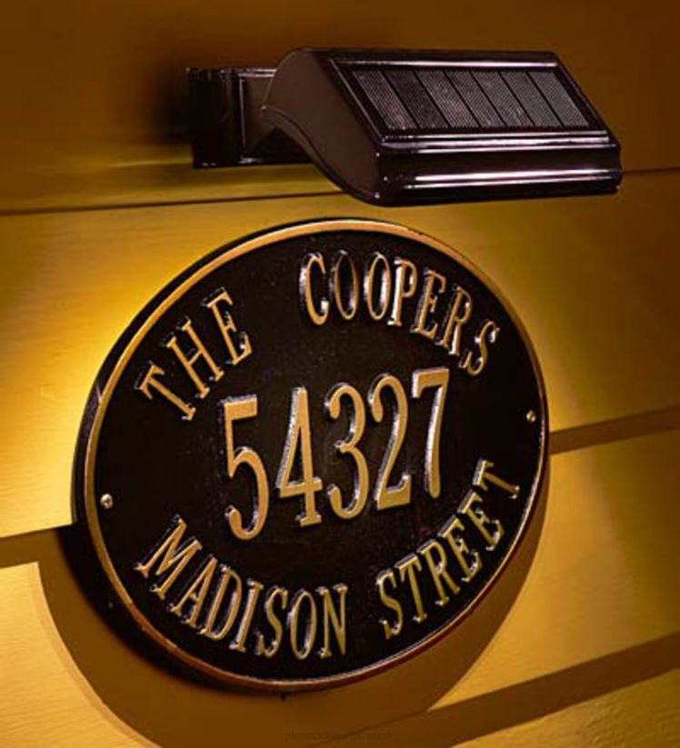 Plow & Hearth cour et jardin illuminateur solaire - noir 0BNZ465