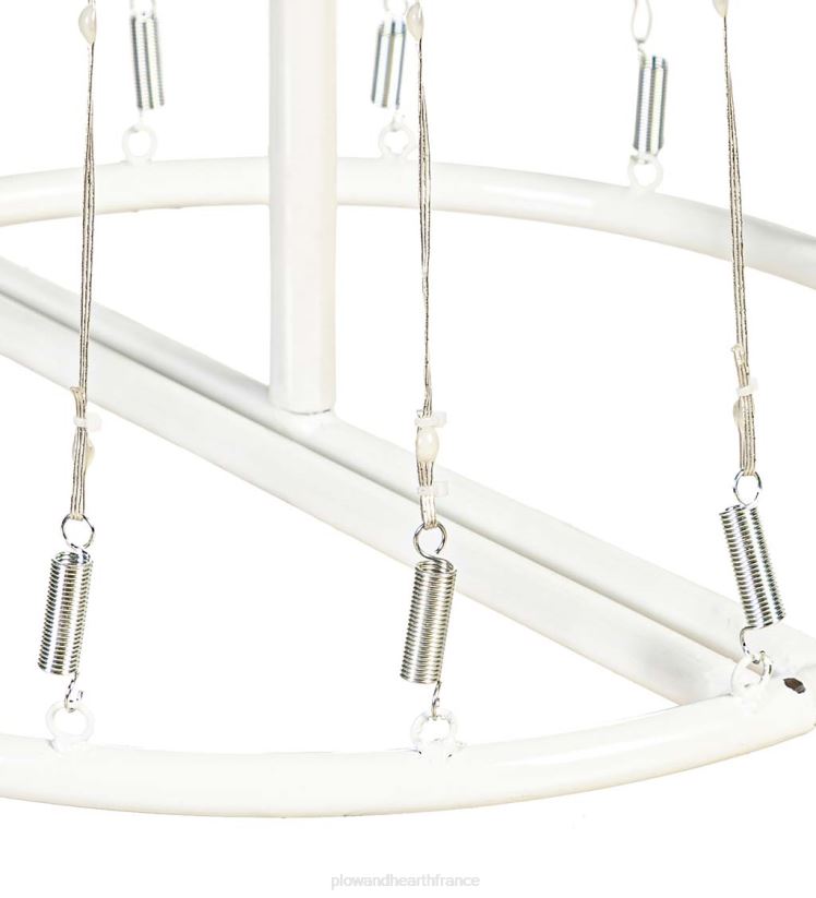 Plow & Hearth cour et jardin Cône de Noël intérieur/extérieur avec lumières multicolores, 75