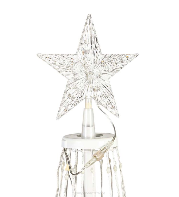 Plow & Hearth cour et jardin Cône de sapin de Noël intérieur/extérieur avec lumières multicolores, petit 0BNZ31