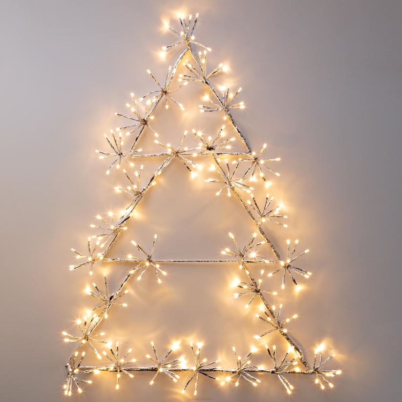 Plow & Hearth cour et jardin Décoration de vacances d'arbre de Noël éclairé électrique intérieur/extérieur 0BNZ26