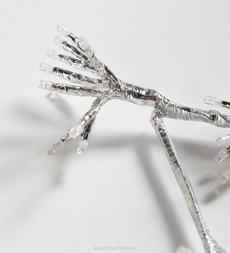 Plow & Hearth cour et jardin Décoration de vacances d'arbre de Noël éclairé électrique intérieur/extérieur 0BNZ26