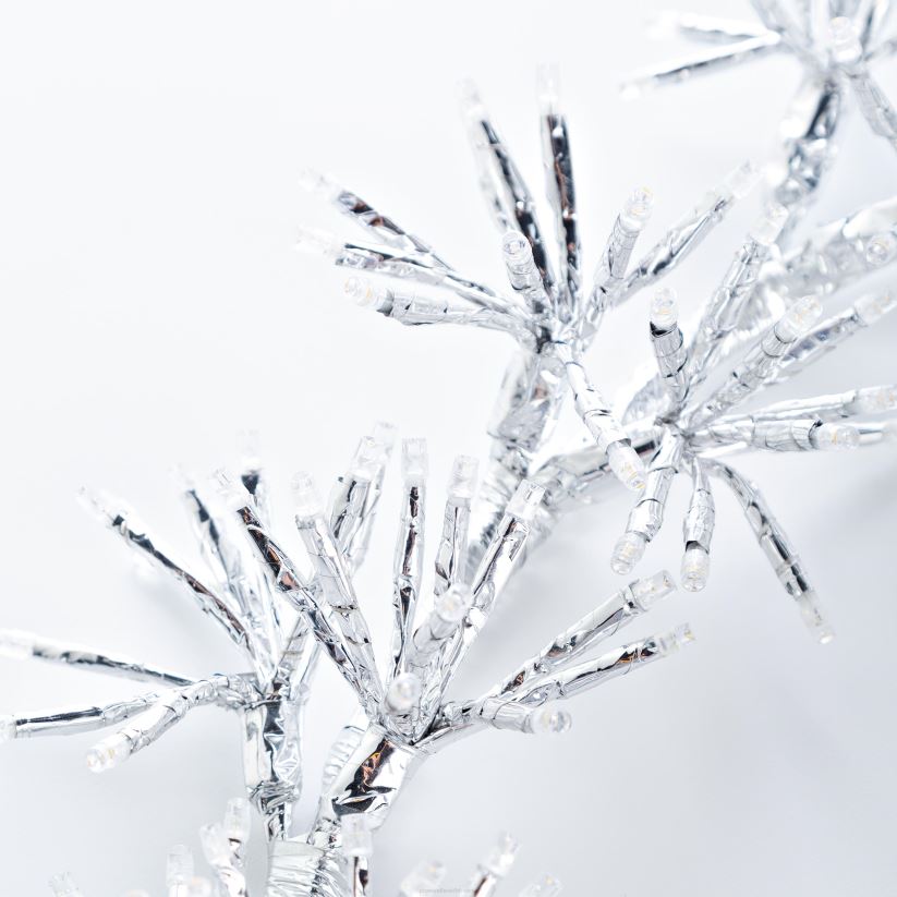 Plow & Hearth cour et jardin Décoration de vacances de couronne lumineuse électrique intérieure/extérieure 0BNZ10