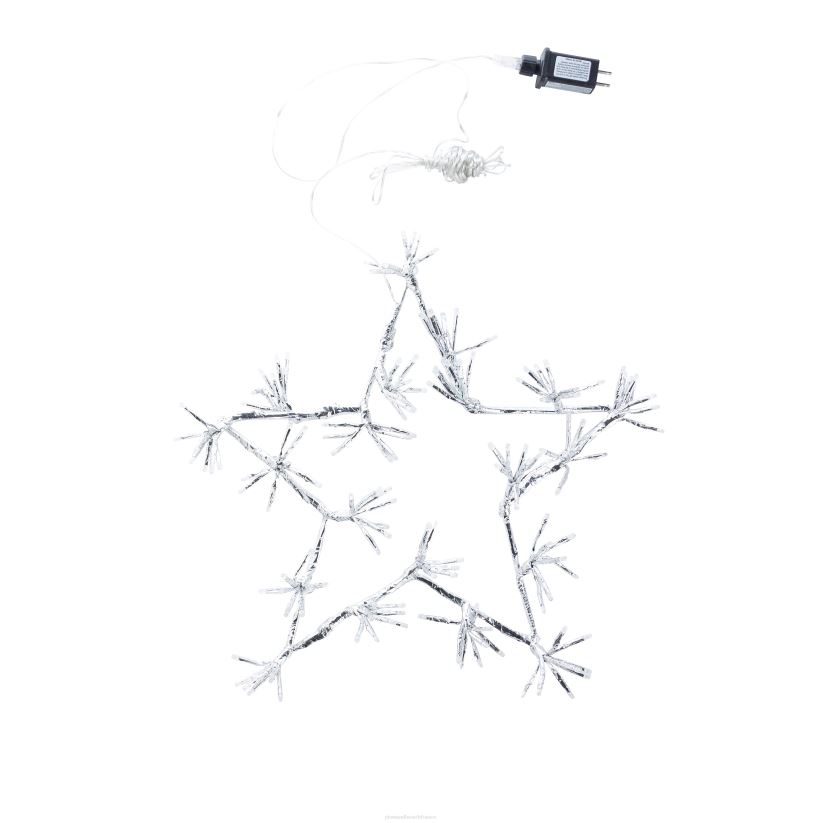 Plow & Hearth cour et jardin Décoration de vacances en forme d'étoile éclairée électrique intérieure/extérieure 0BNZ9