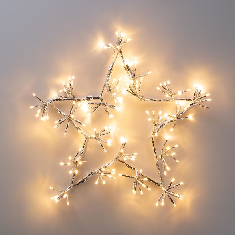 Plow & Hearth cour et jardin Décoration de vacances en forme d'étoile éclairée électrique intérieure/extérieure 0BNZ9