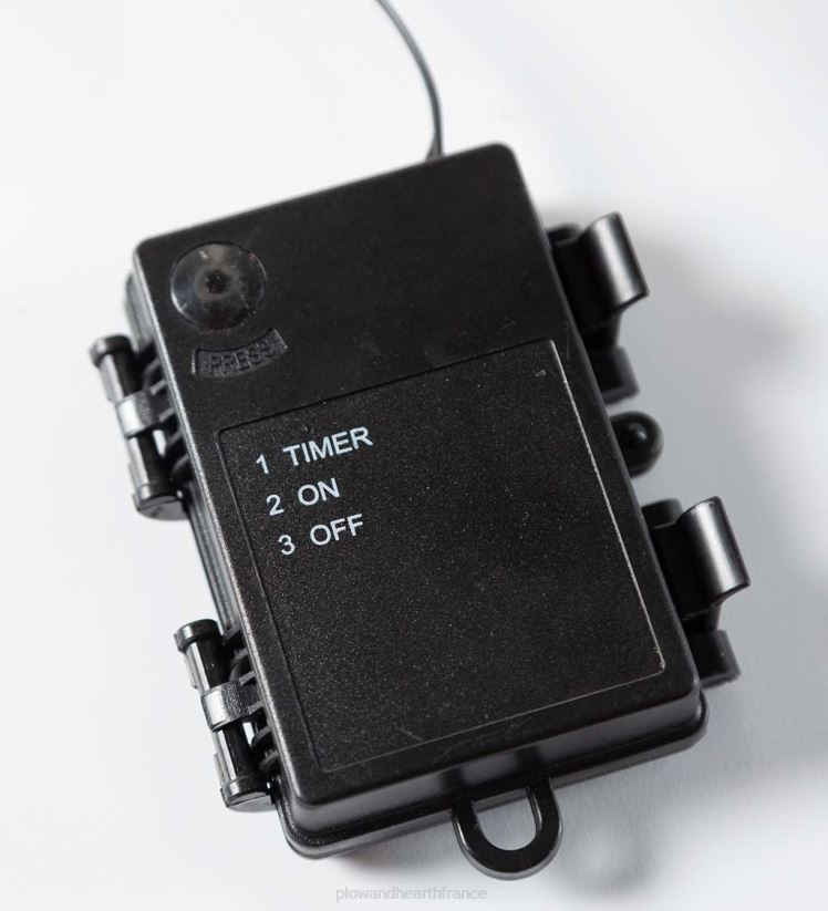 Plow & Hearth cour et jardin Mini arbre de Noël vert givré éclairé intérieur/extérieur 0BNZ57