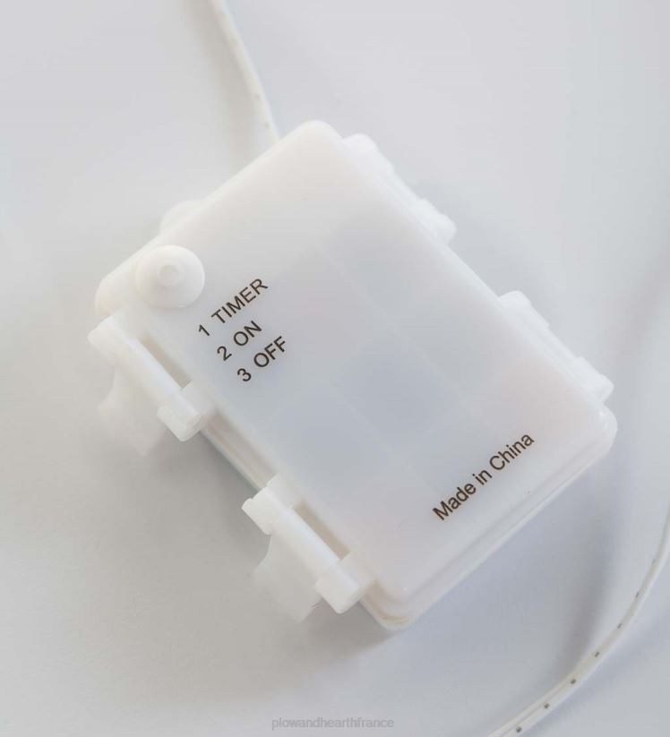 Plow & Hearth cour et jardin branches métalliques dorées intérieur/extérieur avec lumières blanc chaud, lot de 2 0BNZ27