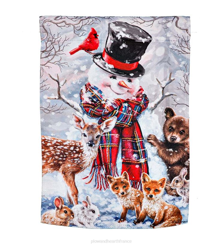 Plow & Hearth cour et jardin drapeau de jardin en daim amis de la forêt 0BNZ43