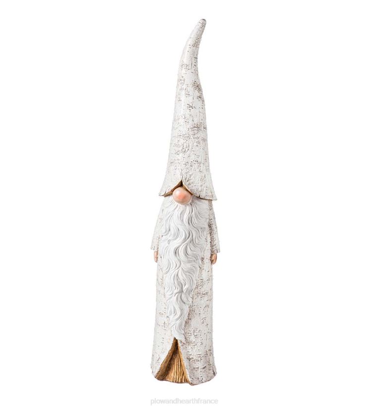 Plow & Hearth cour et jardin statuaire de jardin de gnome d'hiver inspirée du bouleau blanc, 26
