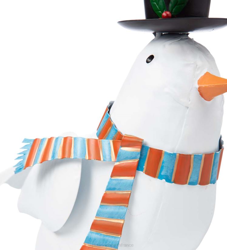 Plow & Hearth cour et jardin statues de jardin en métal colombe des Fêtes, ensemble de 2 0BNZ22