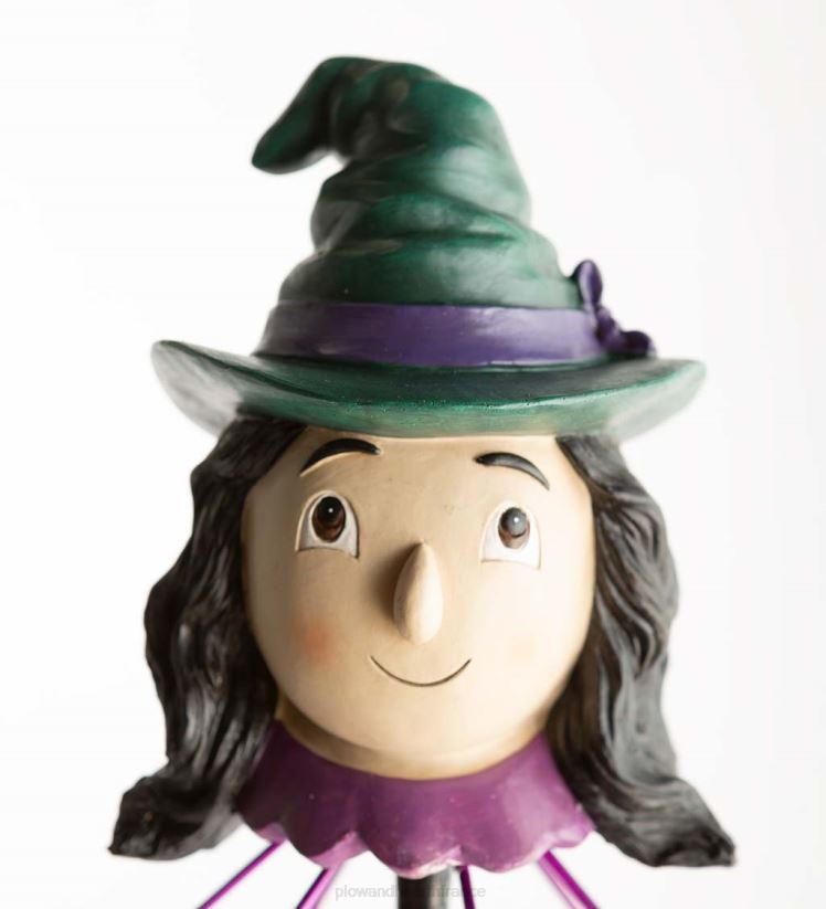 Plow & Hearth cour et jardin Moulin à vent de jardin en métal pour sorcière d'Halloween 0BNZ210