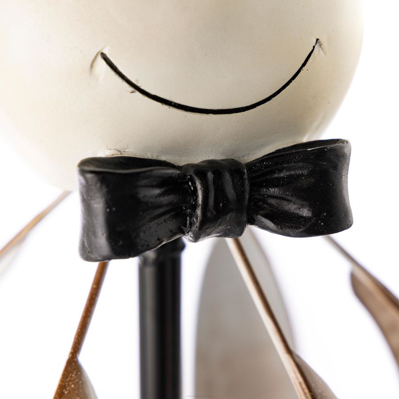 Plow & Hearth cour et jardin Spinner à vent de jardin en métal fantôme souriant d'halloween 0BNZ348