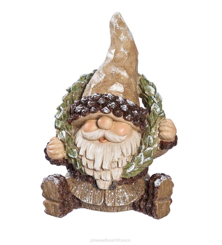 Plow & Hearth cour et jardin gnomes de vacances des bois, ensemble de 2 0BNZ514